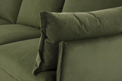 Model 06 Corner Sofa with Ottoman, Vine