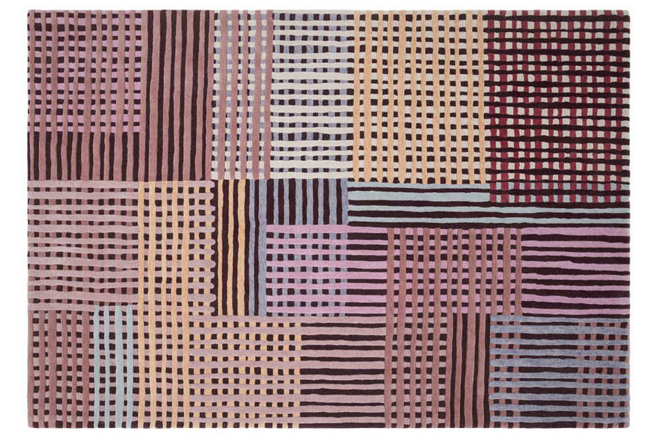 Aspect Rug Red Multi | Patterned Rugs | Red Rugs | Swyft