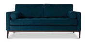 Blue sofas