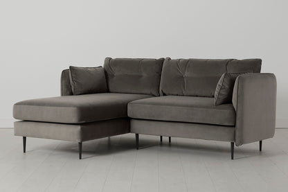 Model 19 Three-Seater Left Chaise Sofa, Elephant — Left Chaise View 02
