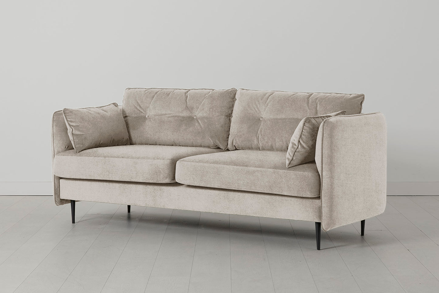 Model 19 3 Seater Sofa, Chalk