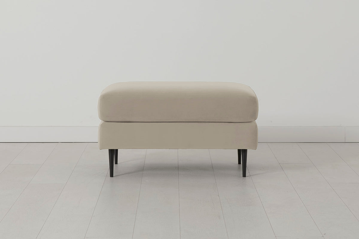 Model 19 Ottoman, Bone — Model 19 - Ottoman - Bone 01