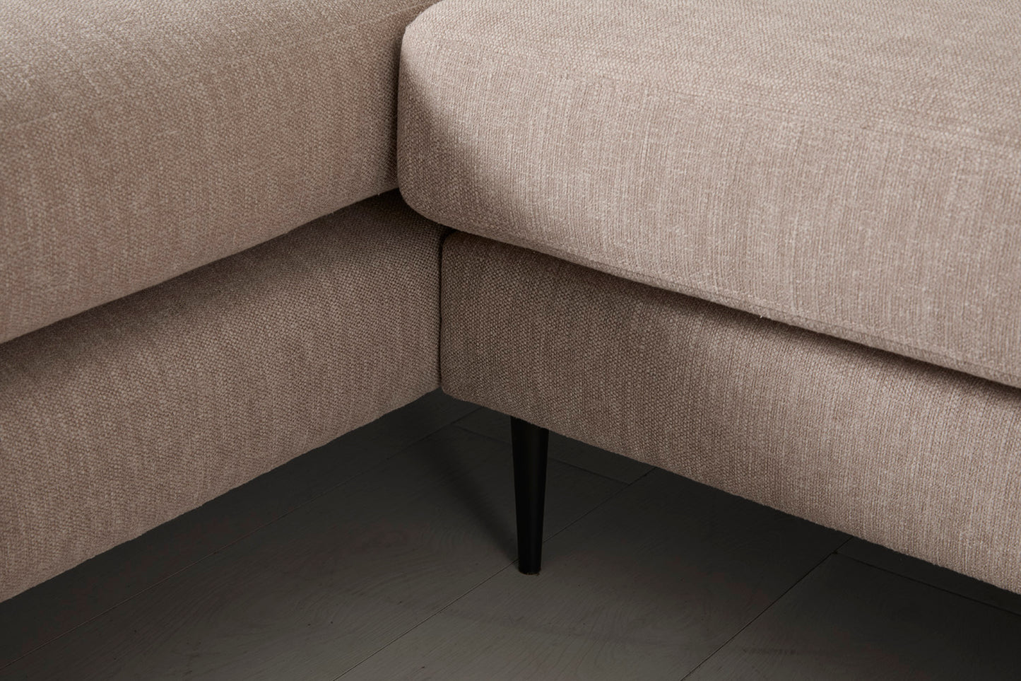 Model 19 3 Seater Left Chaise Sofa, Pumice