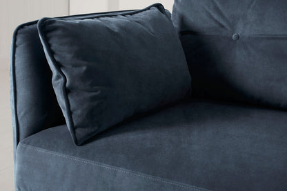 Model 19 2 Seater Sofa with Ottoman - Ocean