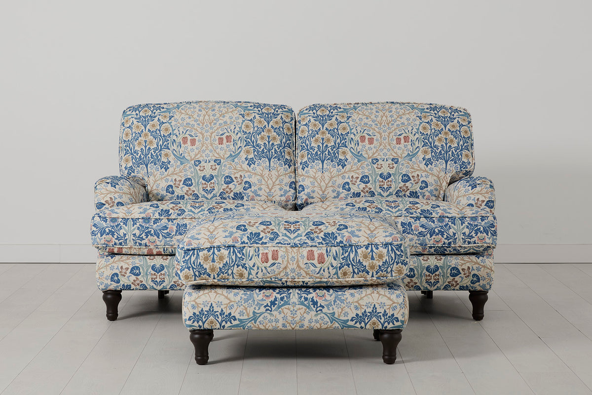 Model 15 2 Seater Sofa with Ottoman, Blackthorn, View 02