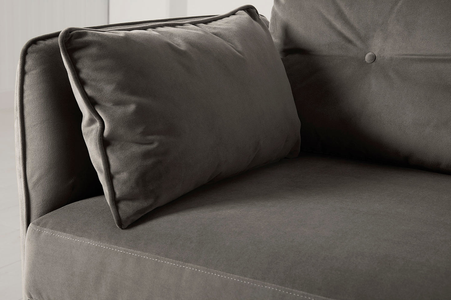 Model 19 3 Seater Sofa with Ottoman, Elephant
