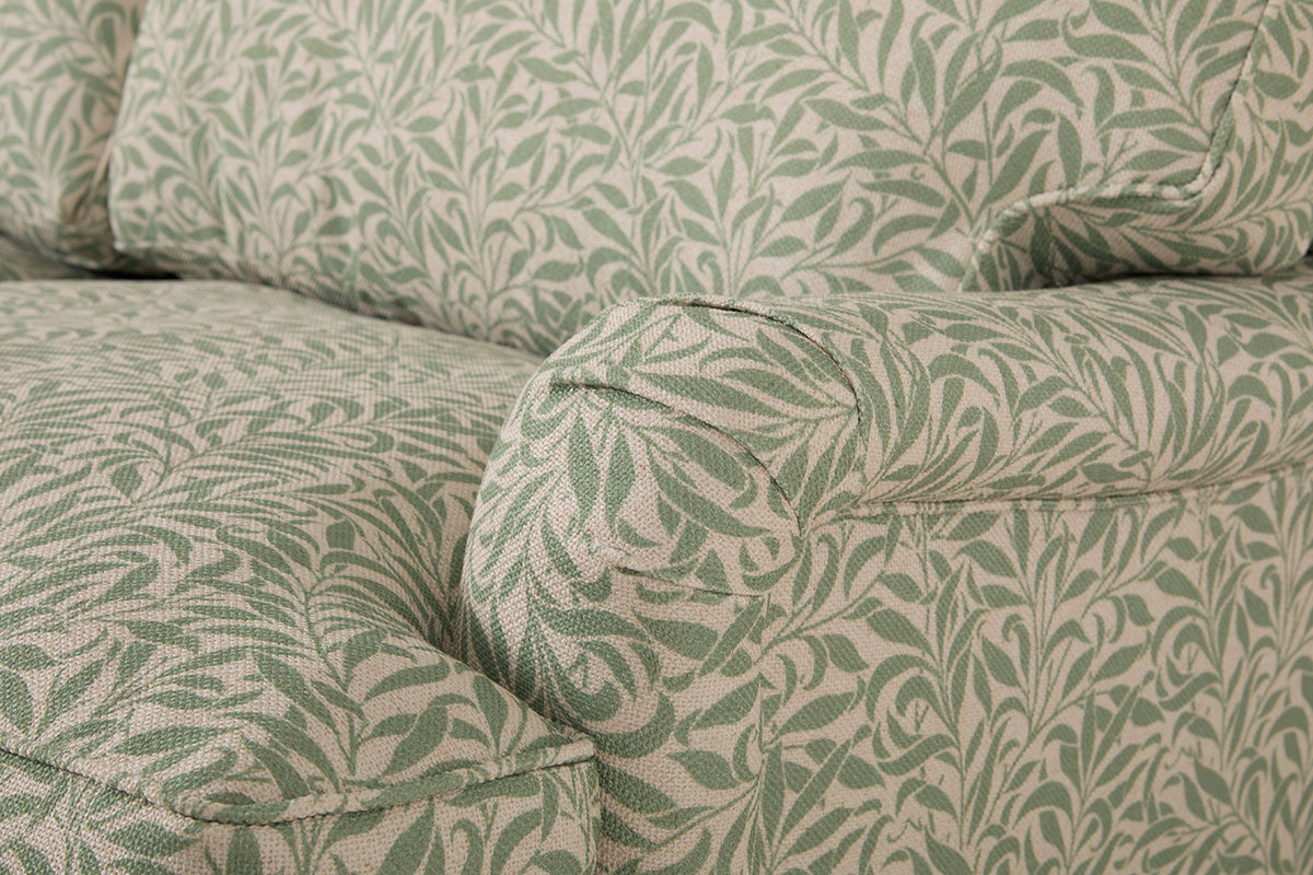 Model 15 2 Seater Sofa with Ottoman, Willow, View 11