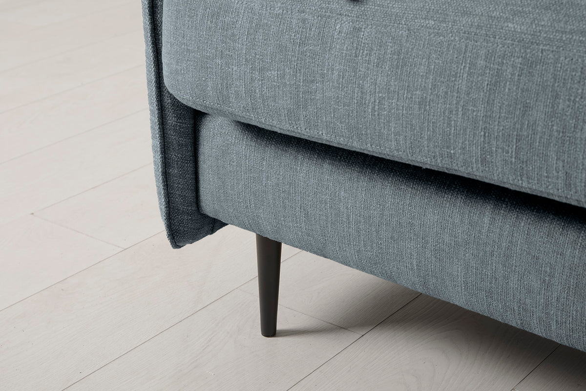 Model 19 2 Seater Sofa with Ottoman - Marine
