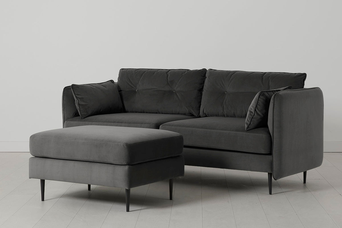 Model 19 3 Seater Sofa, Charcoal — Model 19 - 3 Seater - Charcoal 03