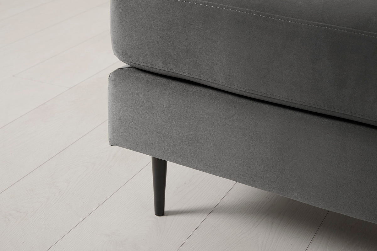 Model 19 Ottoman, Charcoal — Model 19 - Detail - Charcoal 12