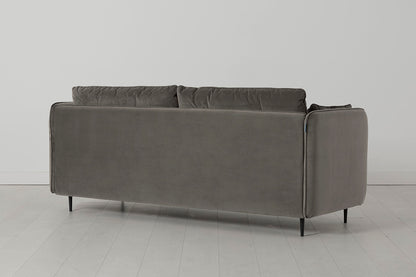 Model 19 3 Seater Sofa, Elephant — angle view