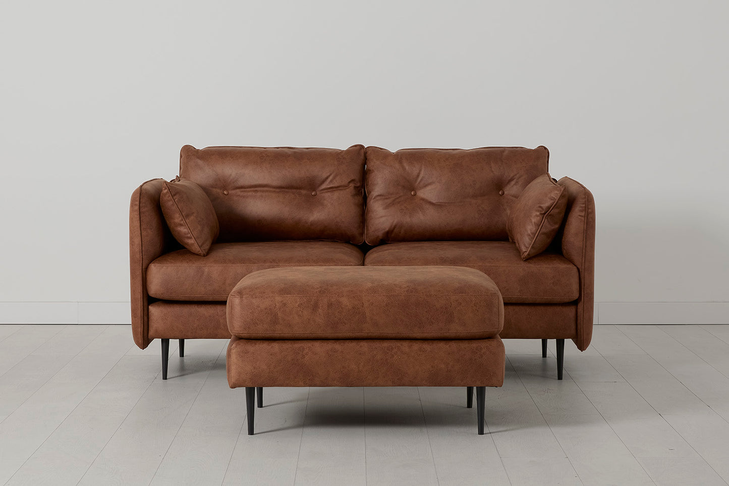 Model 19 2 Seater Sofa, Chestnut