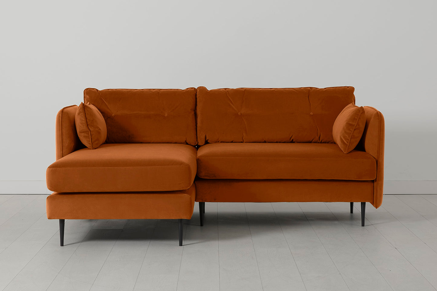 Model 19 3 Seater Left Chaise Sofa, Bronze