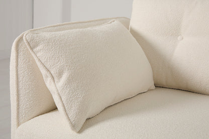 Model 19 3 Seater Sofa, Ivory — Detail view