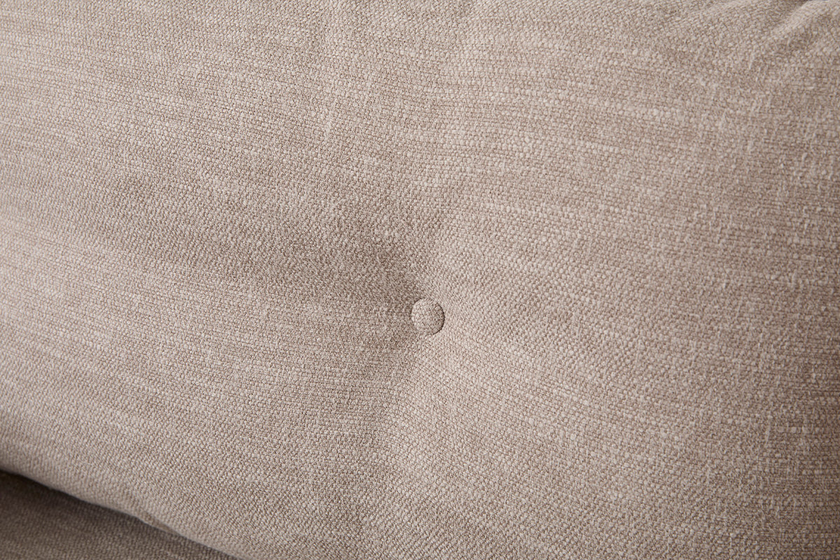Model 19 3 Seater Right Chaise Sofa, Pumice — Model 19 - Detail - Pumice 07