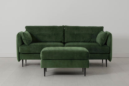 Model 19 3 Seater Sofa with Ottoman, Conifer