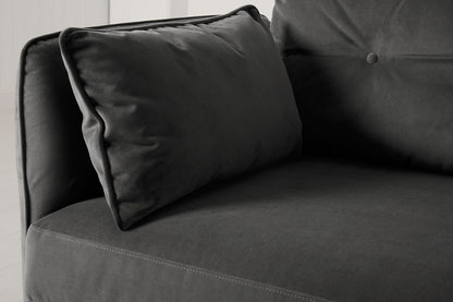 Model 19 3 Seater Right Chaise Sofa, Charcoal — Model 19 - Detail - Charcoal 06