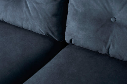 Model 19 2 Seater Sofa with Ottoman - Ocean
