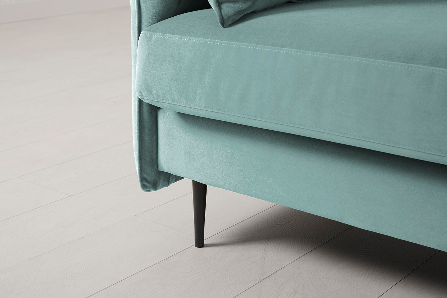 Model 19 2 Seater Sofa with Ottoman, Airforce