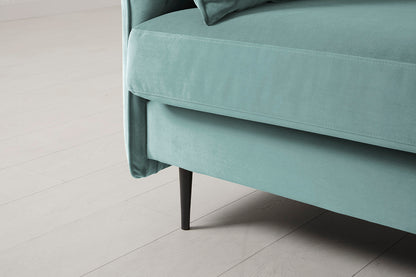Model 19 2 Seater Sofa with Ottoman, Airforce — Model 19 - Detail - Airforce 05