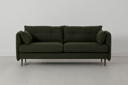 Model 19 3 Seater Sofa, Fern — Front view