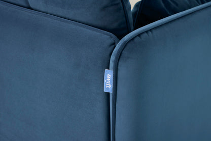 Model 19 3 Seater Sofa, Teal — Model 19 - Detail - Teal 04