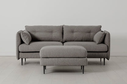 Model 19 3 Seater Sofa with Ottoman, Shadow