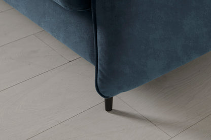 Model 19 3 Seater Sofa with Ottoman, Ocean