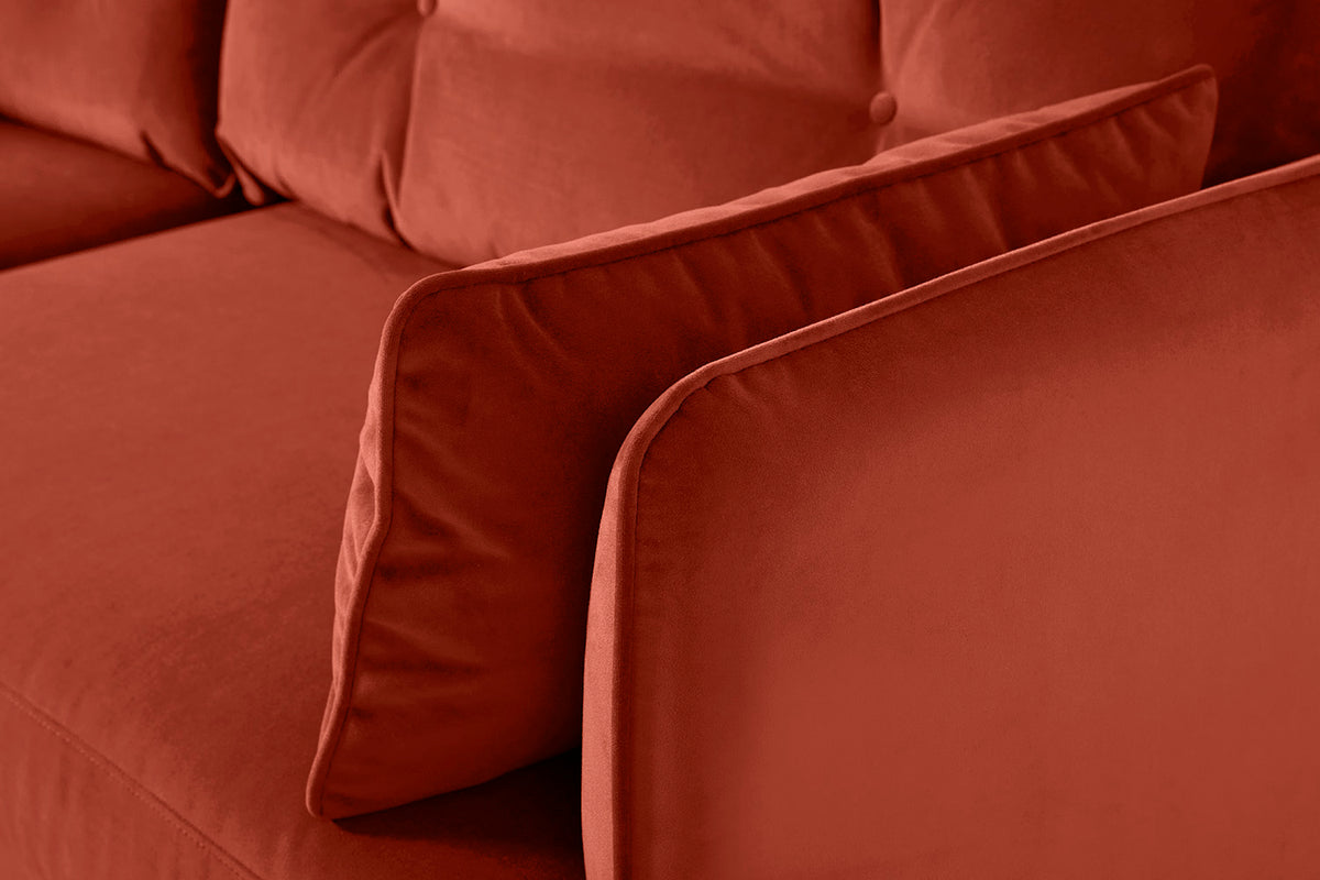 Model 19 3 Seater Right Chaise Sofa, Paprika — detail view 2