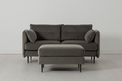 Model 19 2 Seater Sofa with Ottoman - Elephant