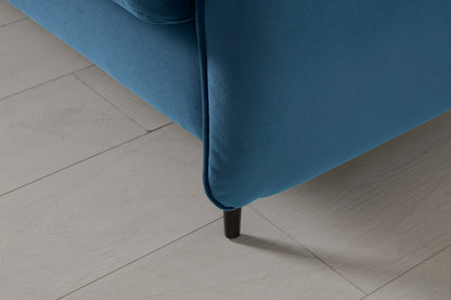 Model 19 3 Seater Right Chaise Sofa, Teal — Model 19 - Detail - Teal 09