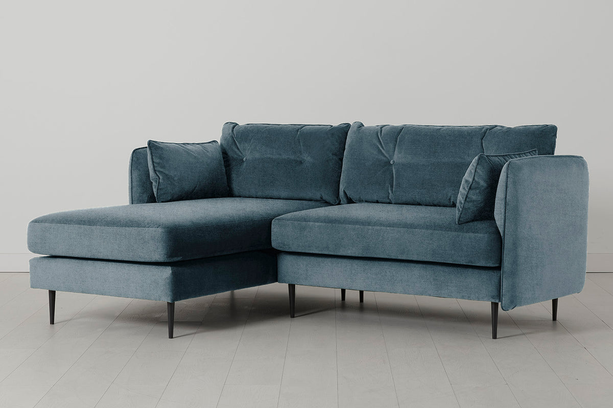 Model 19 Three-Seater Left Chaise Sofa, Hydro 02