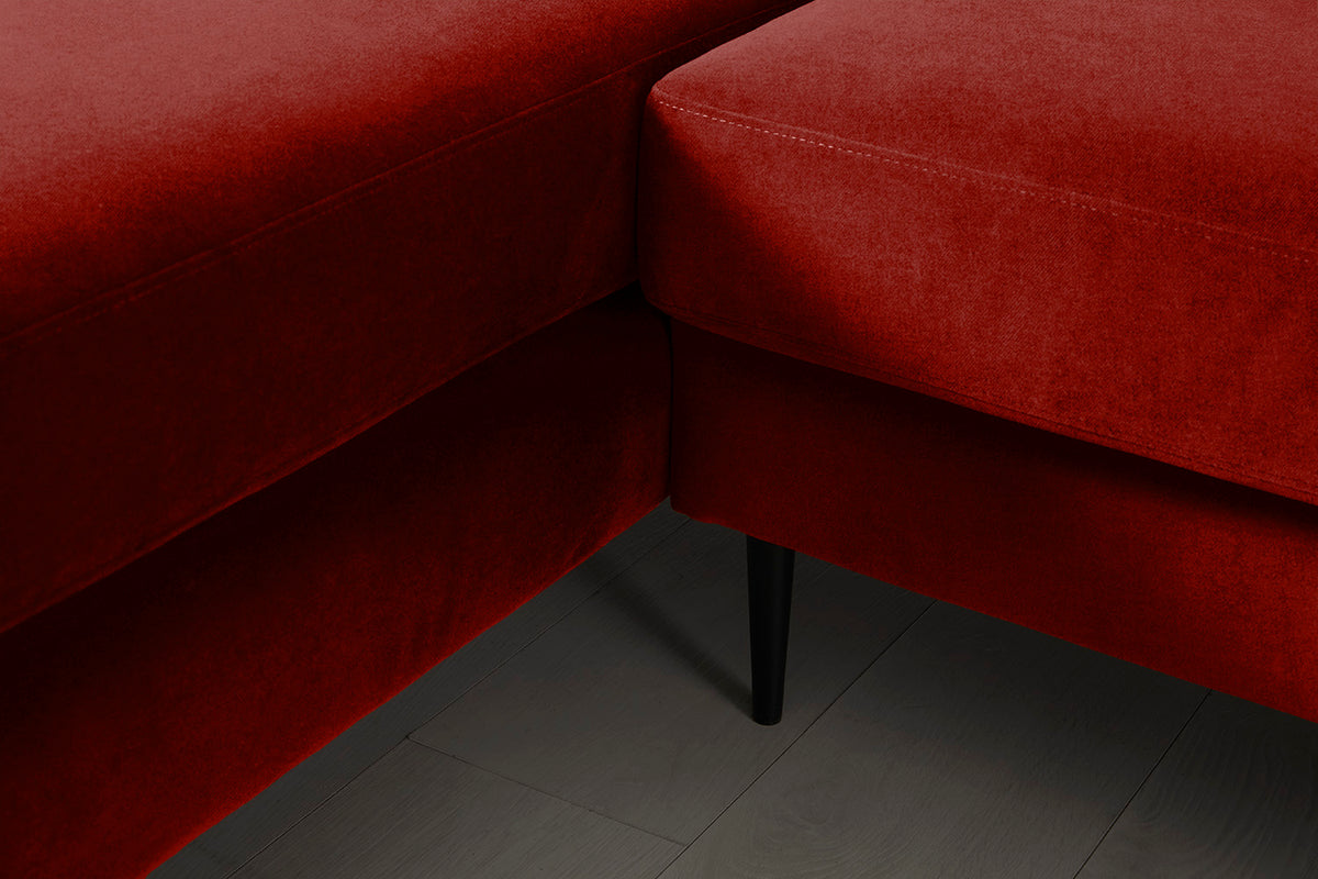 Model 19 3 Seater Right Chaise Sofa, Harissa — detail view 1