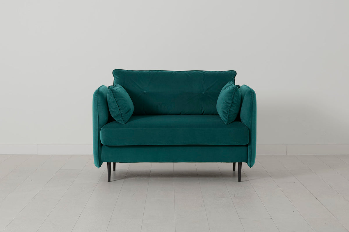 Model 19 Loveseat Sofa, Kingfisher — Model 19 - Loveseat - Kingfisher 01