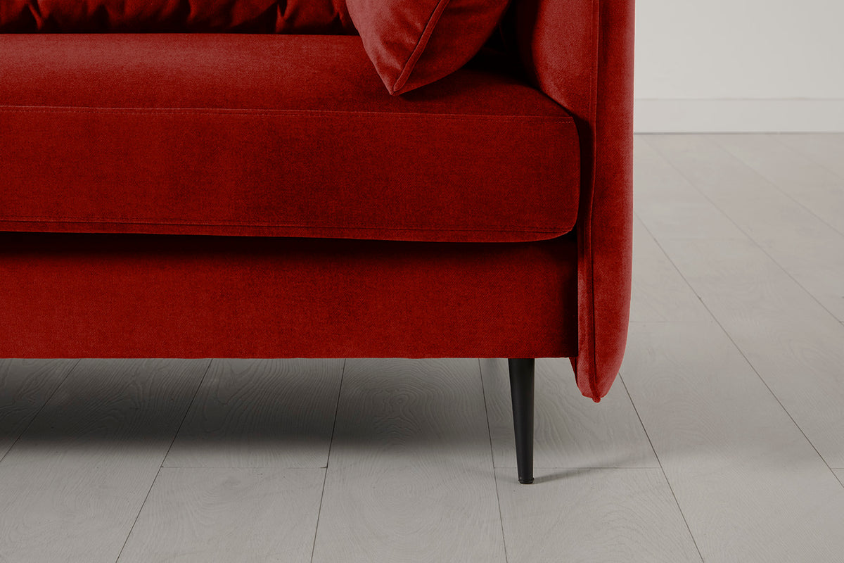 Model 19 3 Seater Sofa with Ottoman, Harissa