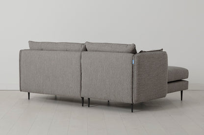 Model 19 Left Chaise Sofa, Shadow — Angle View