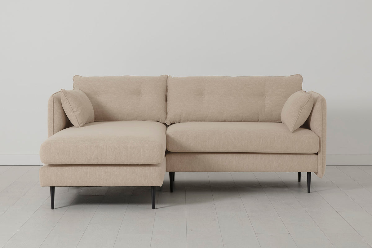 Model 19 3 Seater Left Chaise Sofa, Oatmeal — Model 19 - Left Chaise Sofa - Oatmeal 01