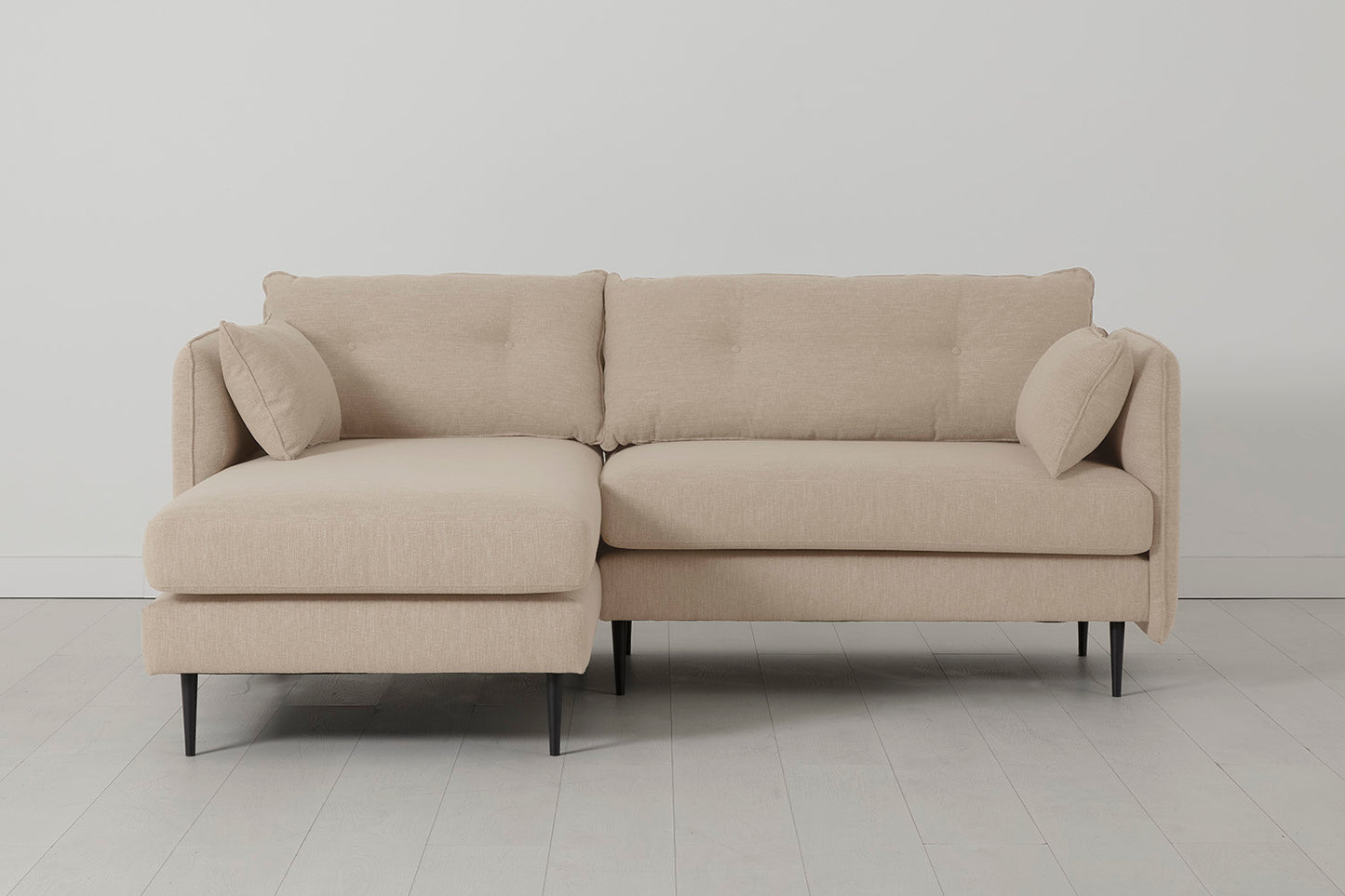 Model 19 3 Seater Left Chaise Sofa, Oatmeal