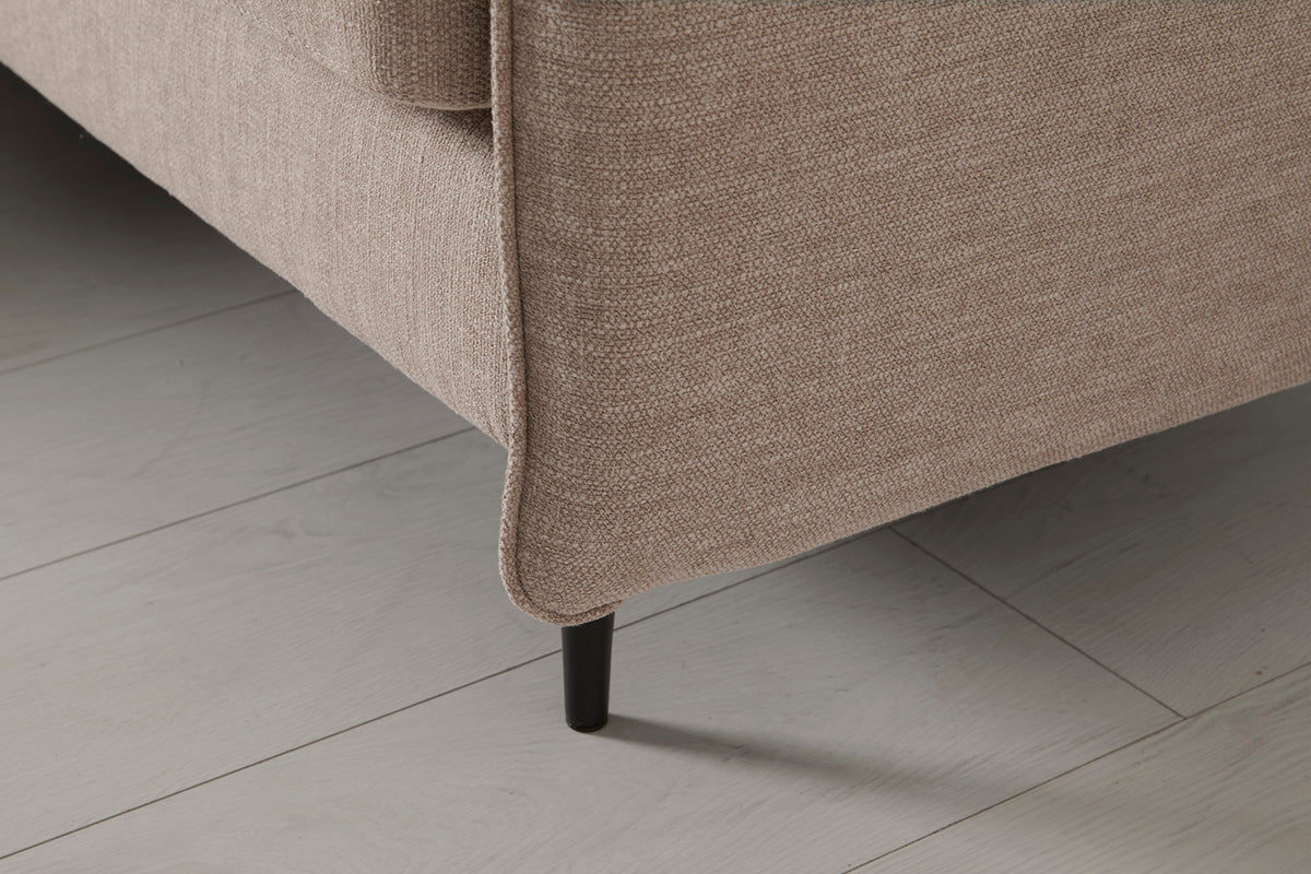 Model 19 3 Seater Sofa with Ottoman Pumice - Detail 03