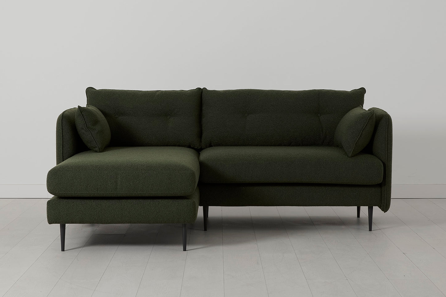 Model 19 3 Seater Left Chaise Sofa, Fern