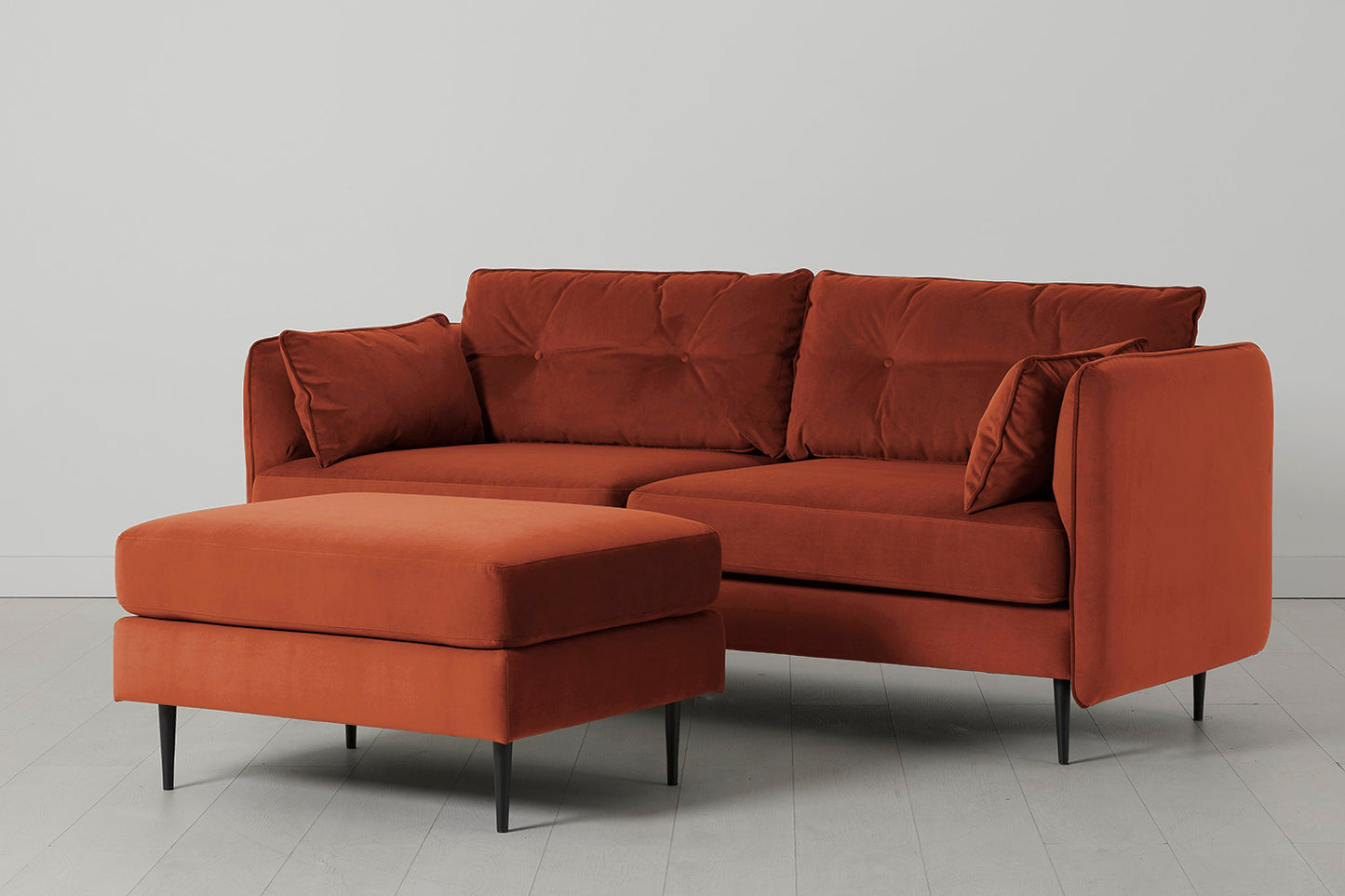 Model 19 3 Seater Sofa, Brick