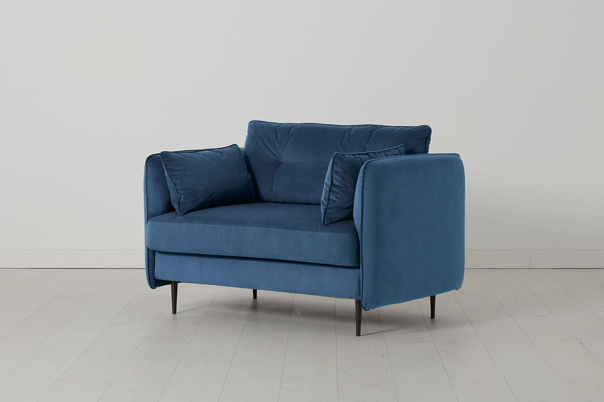 Model 19 Loveseat, Teal — Model 19 - Loveseat - Teal 04