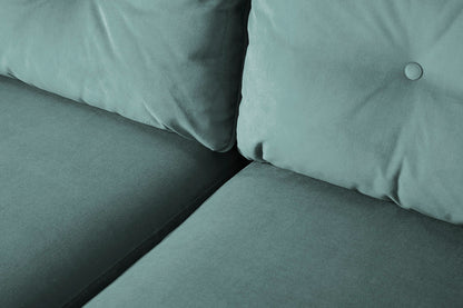 Model 19 2 Seater Sofa with Ottoman, Airforce — Model 19 - Detail - Airforce 08