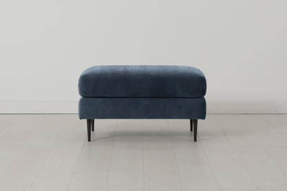 Model 19 Ottoman, Ocean — Front View