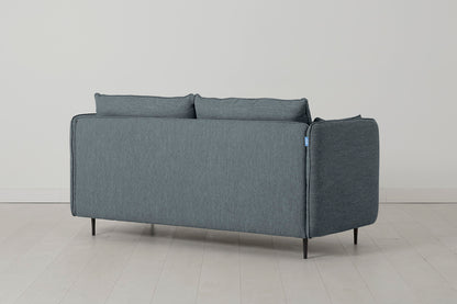 Model 19 2 Seater Sofa with Ottoman - Marine