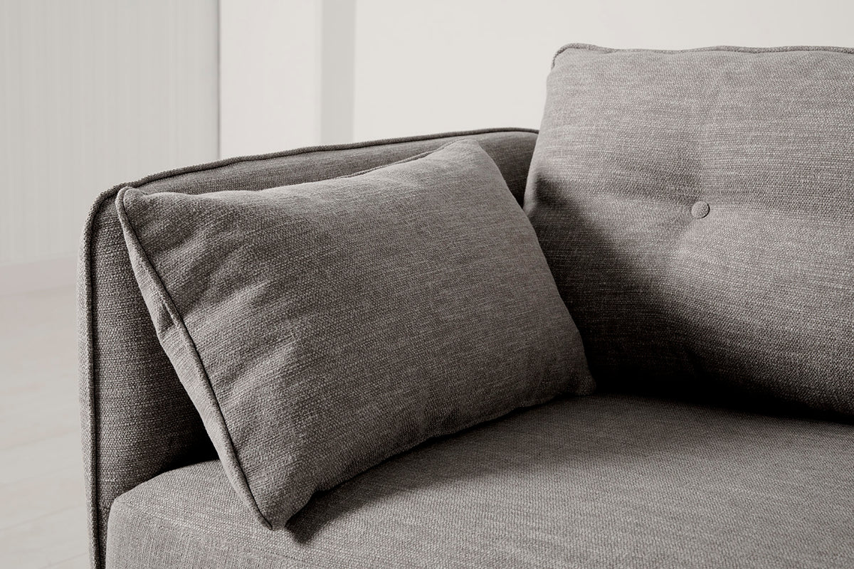 Model 19 3 Seater Sofa with Ottoman, Shadow