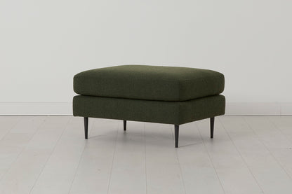 Model 19 Ottoman, Fern — side view