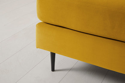 Model 19 Ottoman, Mustard — Detail View