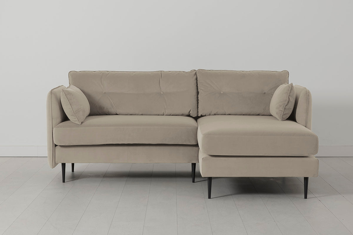 Model 19 3 Seater Right Chaise Sofa, Bone — Model 19 - Right Chaise Sofa - Bone 01