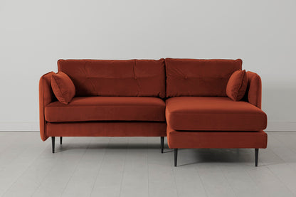 Model 19 3 Seater Right Chaise Sofa, Brick — Model 19 - Right Chaise Sofa - Brick 01